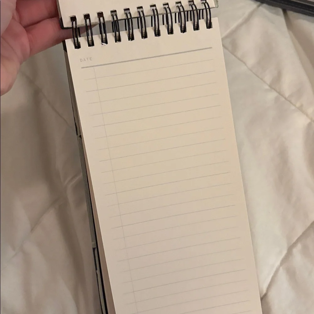 New Slim Notebook BY MOGLEA Row Design Hand painted 4 x‎ 9 inch